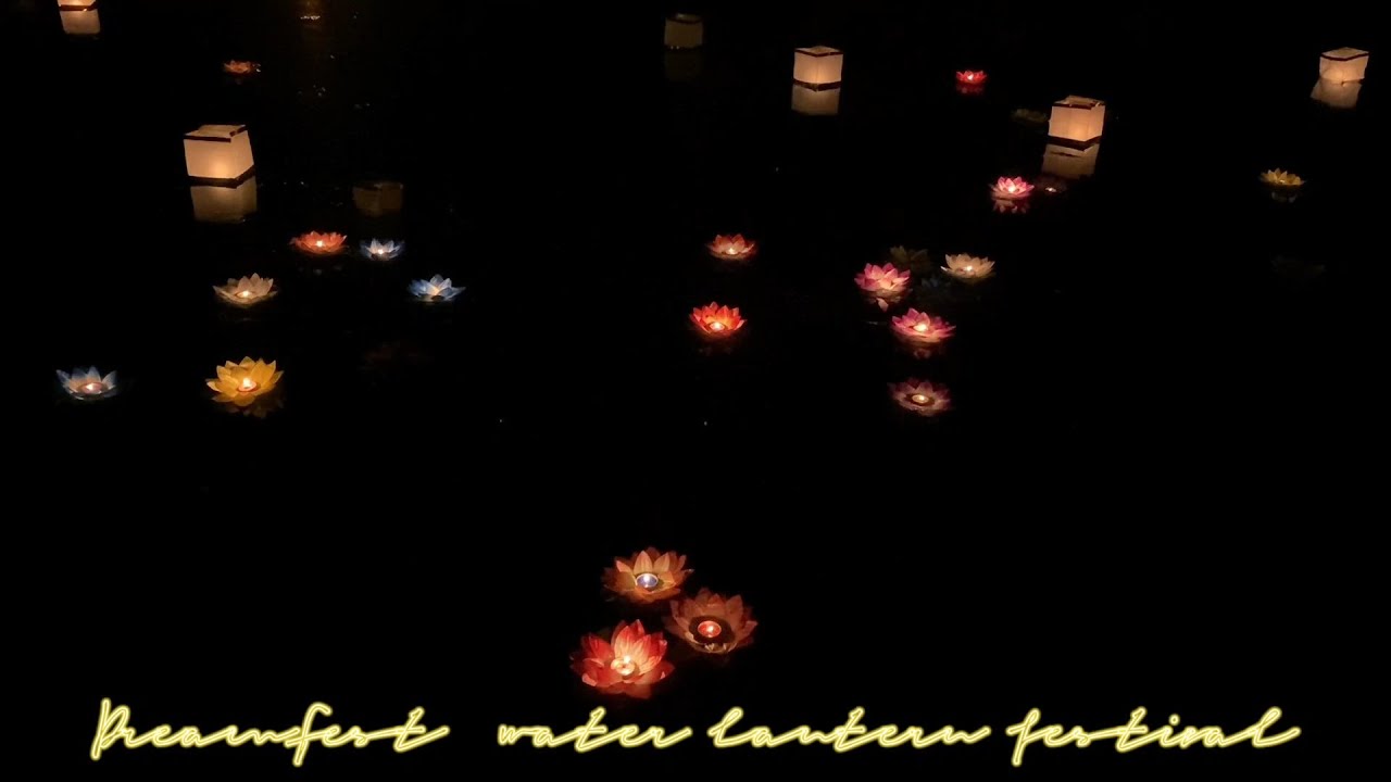 🎐Lễ hội đ&egrave;n nước DreamFest | DreamFest water lantern festival in Saint Petersburg