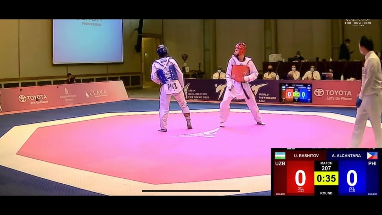 ALCANTARA Arven (PHI) vs RASHITOV Ulugbek (UZB) - Asian Qualification Tournament For Tokyo 2020
