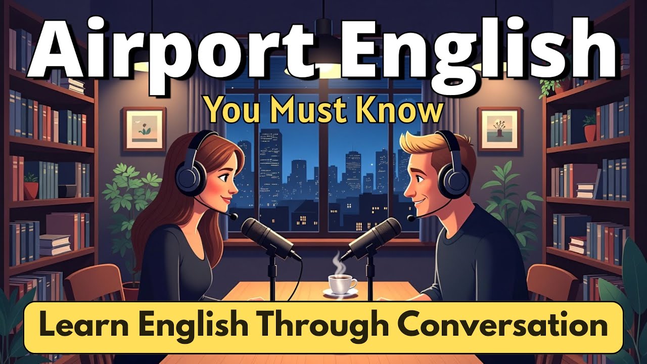 Airport English Without Fluency | Learn What to Say Step-by-Step #englishforbeginners #fluentenglish