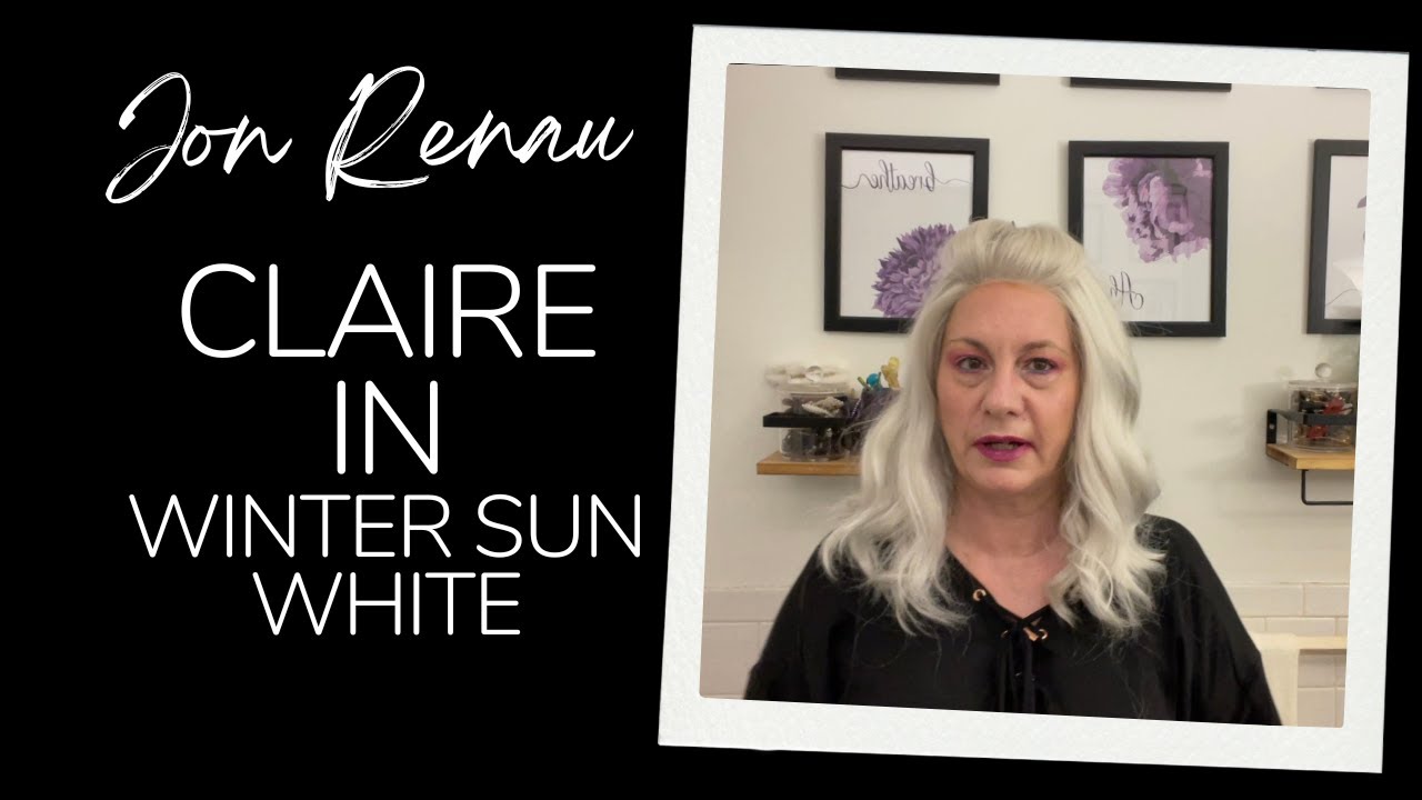 WIG INSTALL: Jon Renau Clair in 60 Winter Sun White