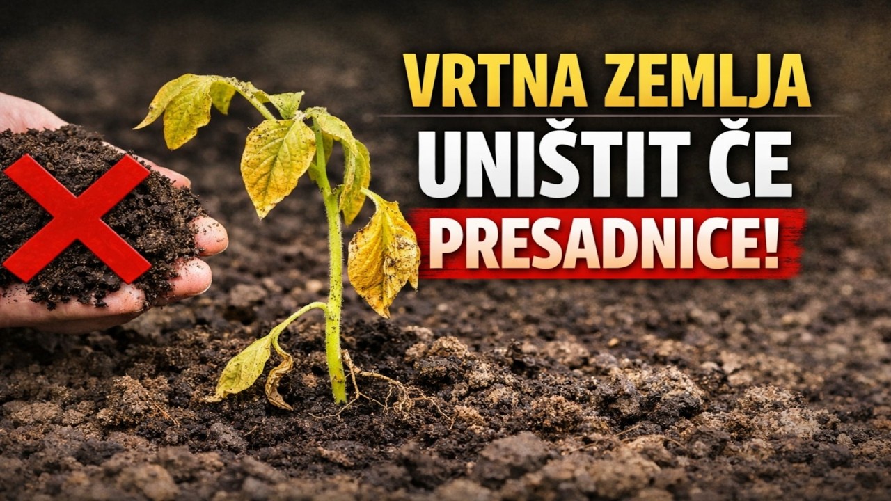 Zemlja iz vrta UNIŠTIT ĆE vam presadnice! Izbjegnite ove 3 KOBNE greške!