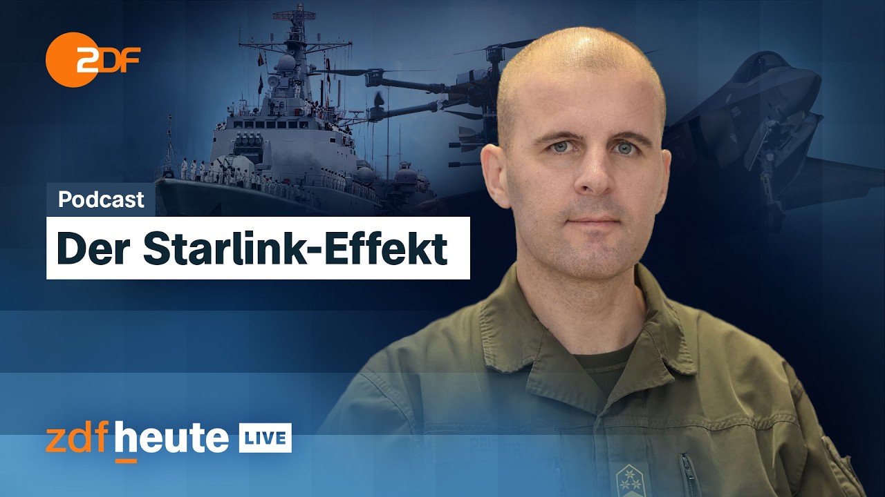 Podcast: Gewinne für Ukraine durch Starlink-Sperre? | Oberst Reisner bei Militär & Macht - Analyse