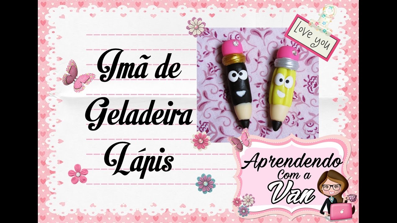 (DIY) Imã Lápis (Dia dos Professores)