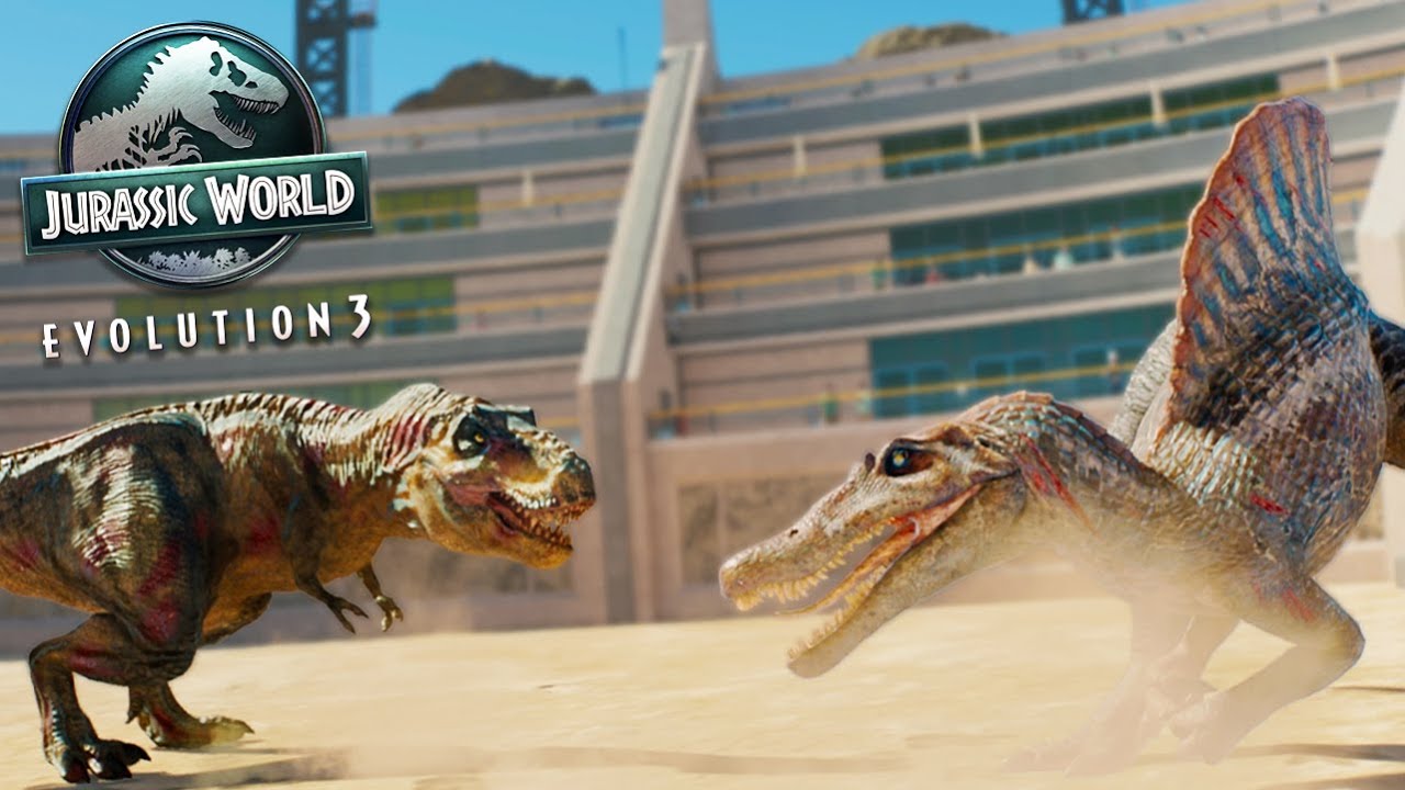 All Large Carnivores BATTLE! - Jurassic World Evolution 3
