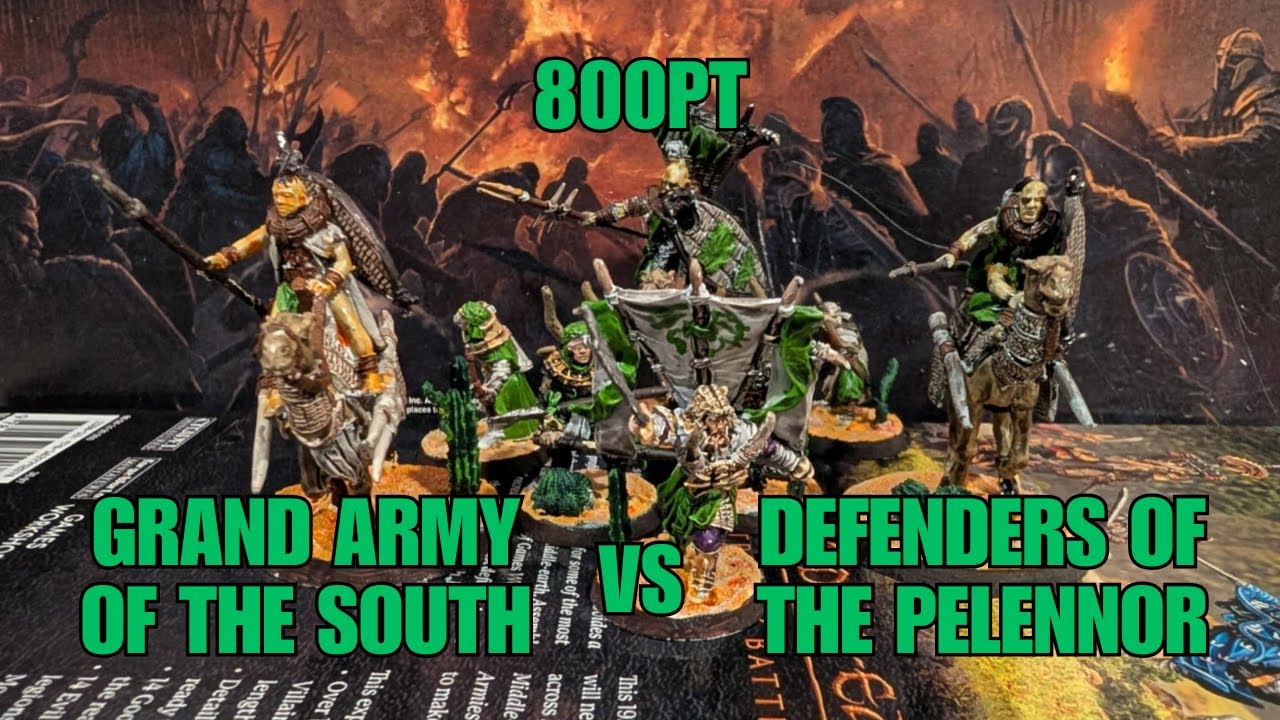 Harad and Easterlings vs Defenders of the Pelennor 800pt MESBG Battle Report