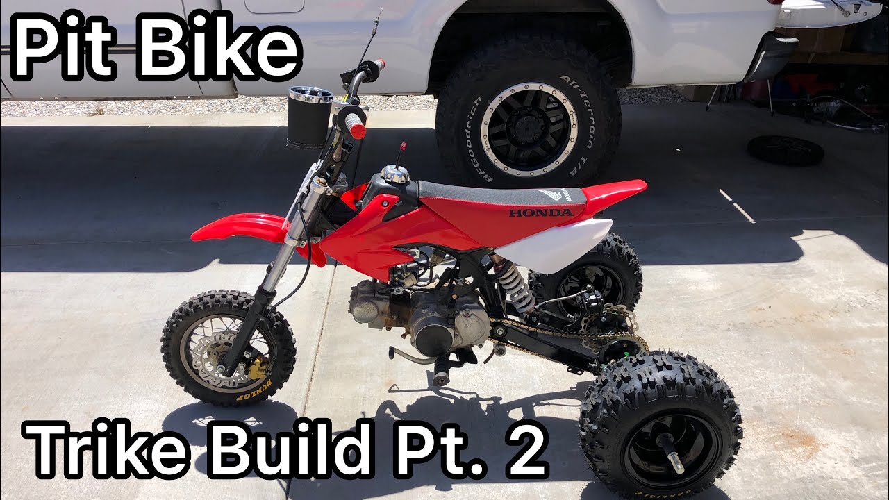 PIT BIKE TRIKE BUILD PT 2