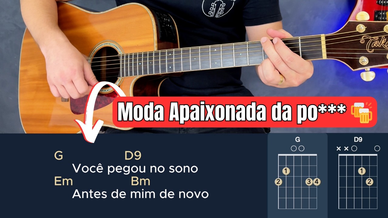 Como Tocar VOCÊ VAI SENTIR SAUDADE (Cleiton e Camargo) Aula de Violão