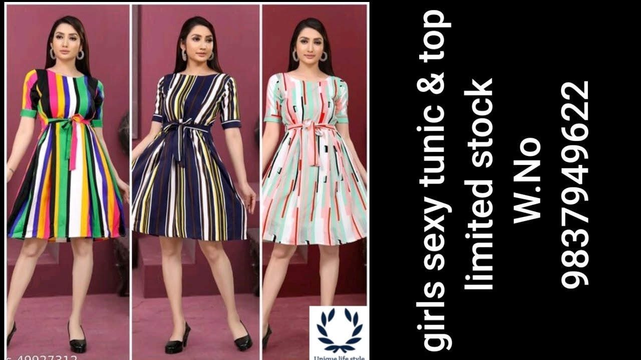 girls lattest tunic 2022