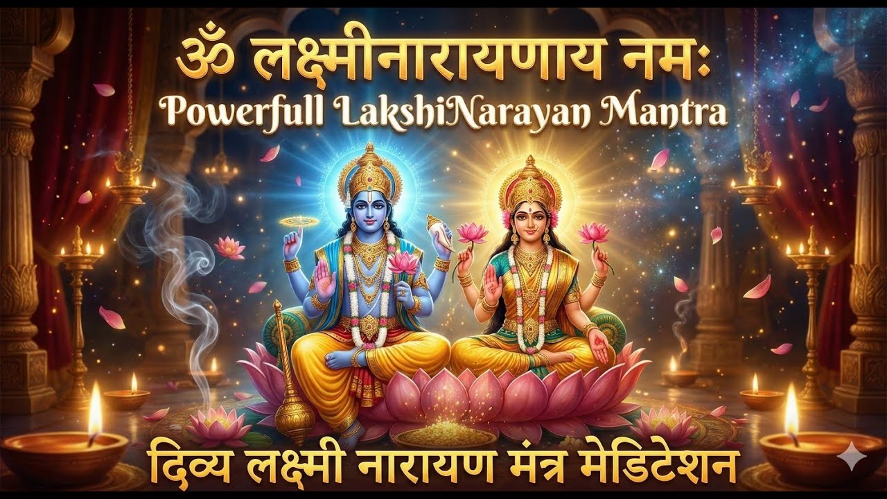 Om Lakshminarayanaya Namah &ndash; Divine Lakshmi Narayan Mantra Meditation