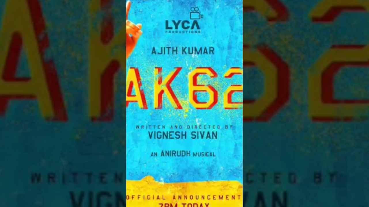 AK 62 Official Announcement Poster | #ak62 #jailer #leo #ak62poster #ak62directorchange #reels #reel