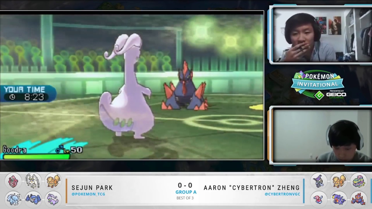 Aaron Cybertron Zheng vs Sejun Park ONOG VGC 17 Pokemon Invitationals Group A