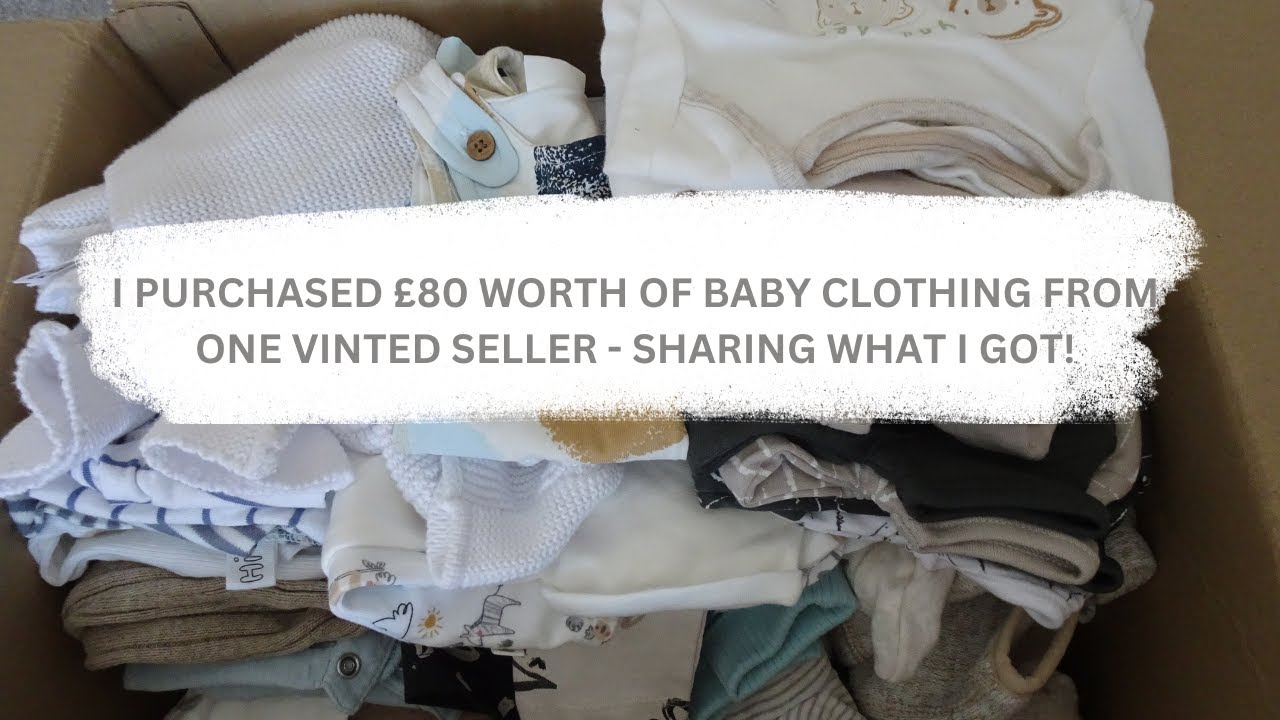 I PURCHASED £80 WORTH OF BABY CLOTHES FROM VINTED | SHARING MY HAUL | ELISHA HODGSON