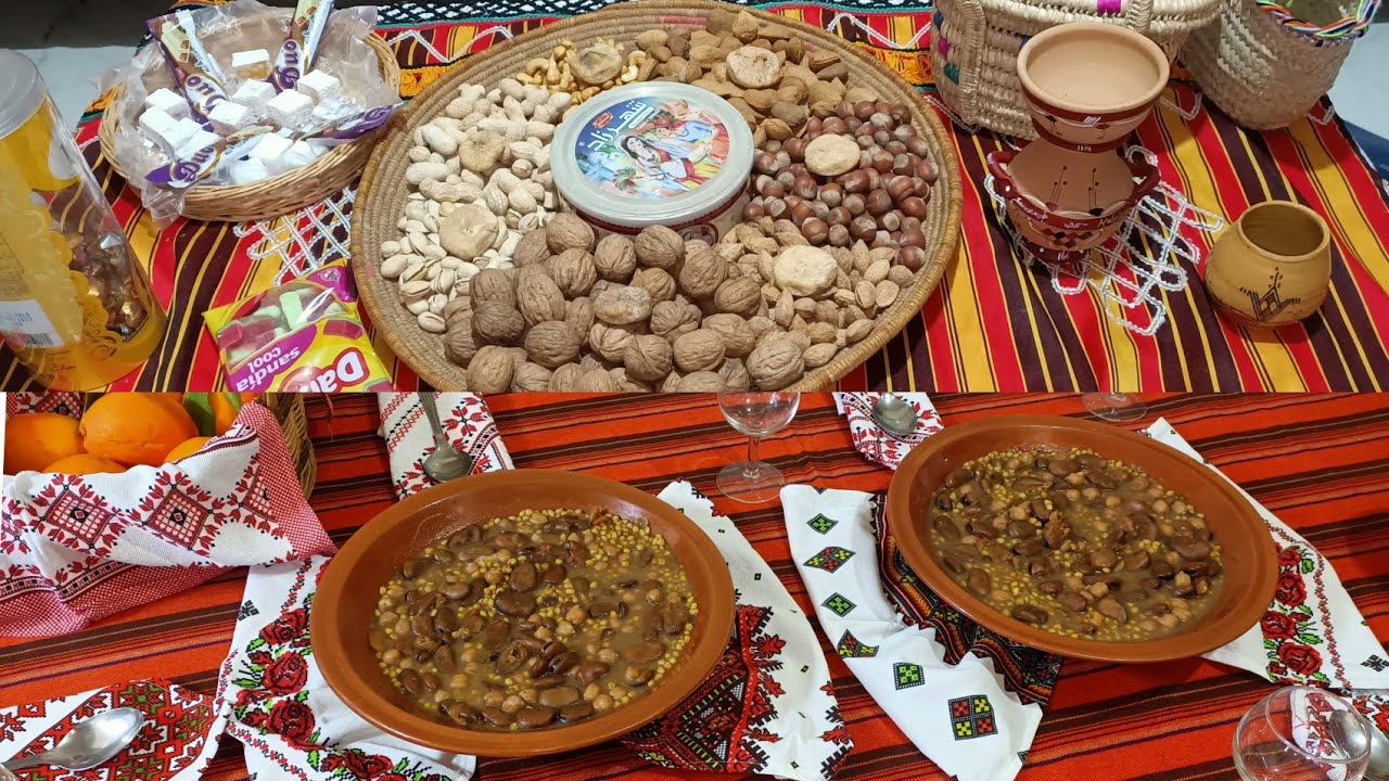 الاحتفال بلسنة الامازيغية الجديدة2972🥜 يناير🎉 شاركت معكم كل الاجواء من عائلة جزائرية🎉
