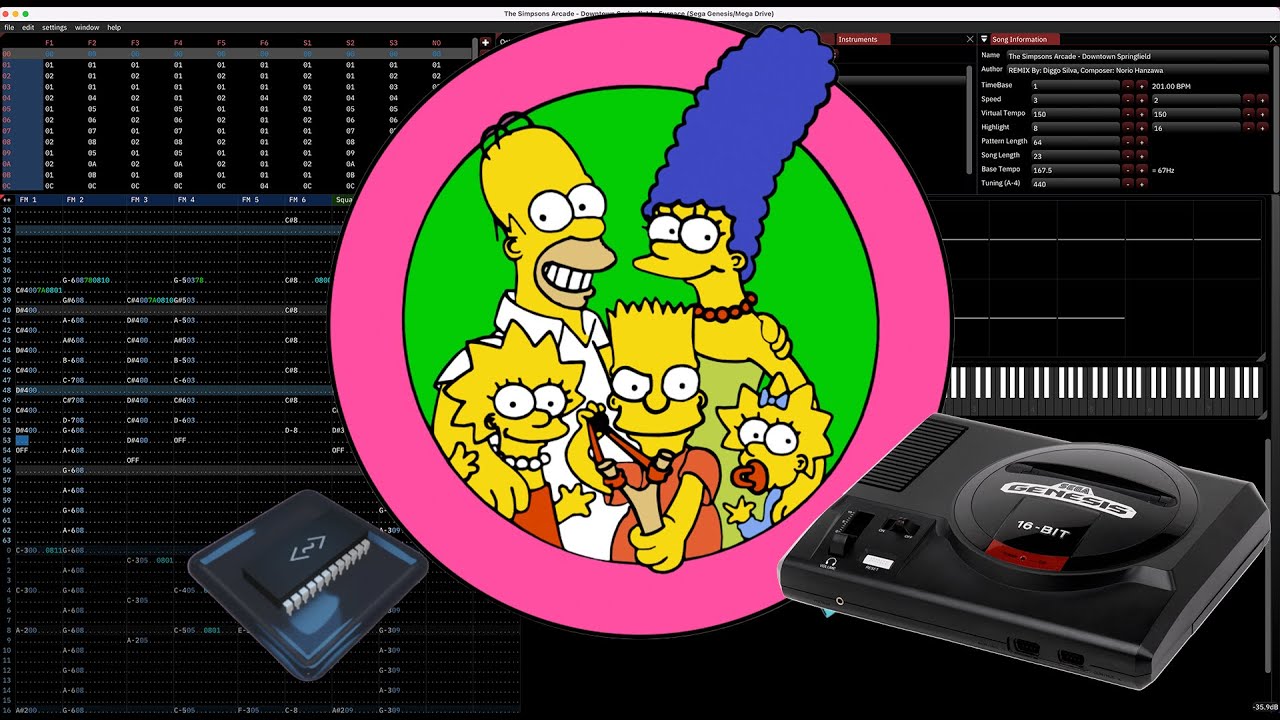 The Simpsons - Main Theme - Mega Drive/Genesis Arrange (Furnace)