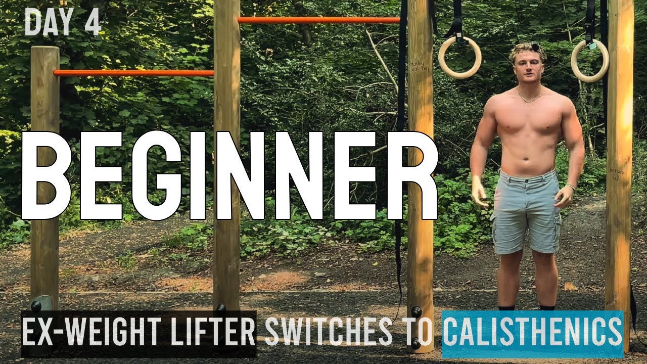 Day 4 - Realistic Beginner Calisthenics Workout (building strength & muscle)