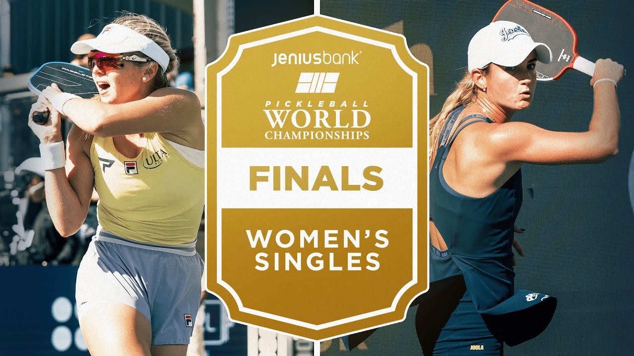 Anna Leigh Waters v Kate Fahey at the Jenius Bank Pickleball World Championships