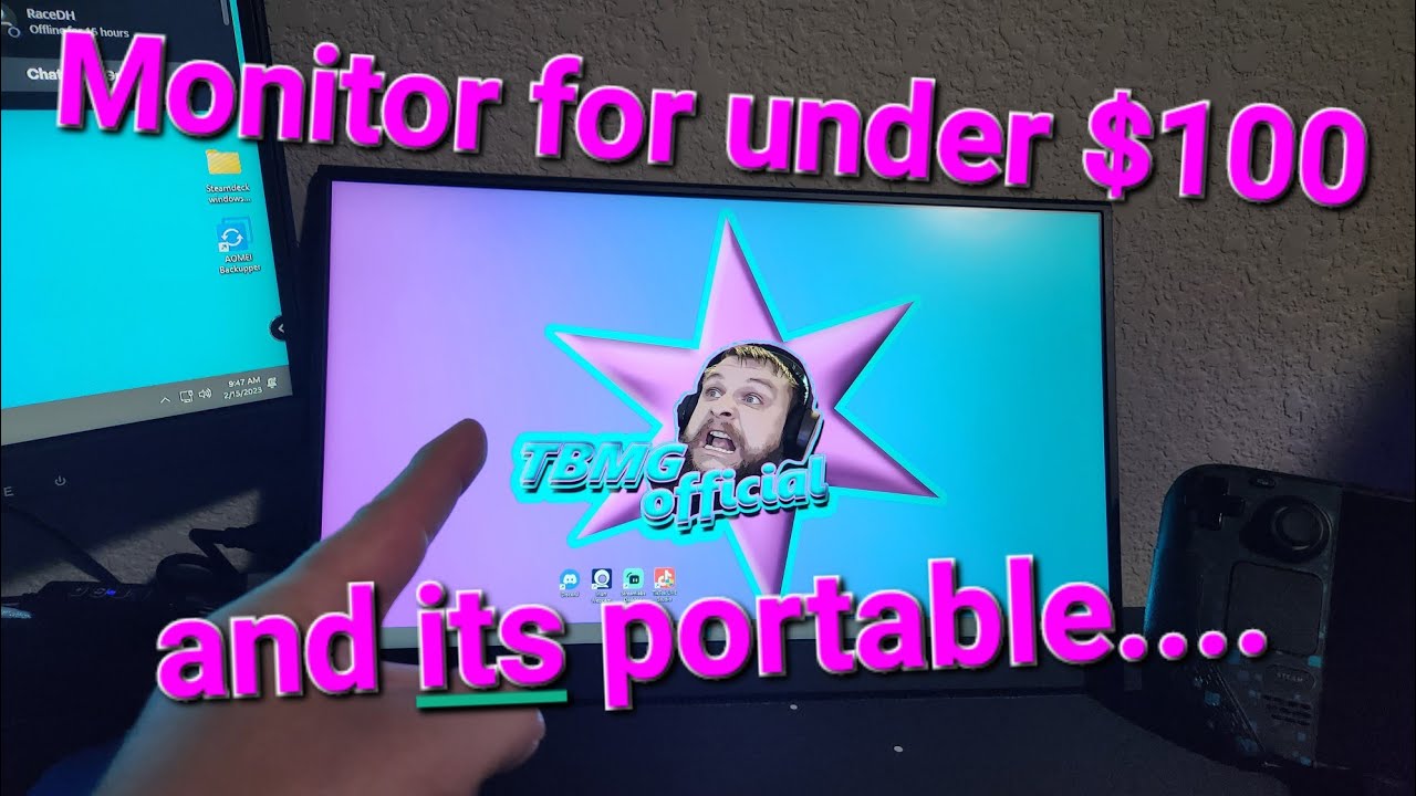 For Help Portable Monitor Unbox and Features