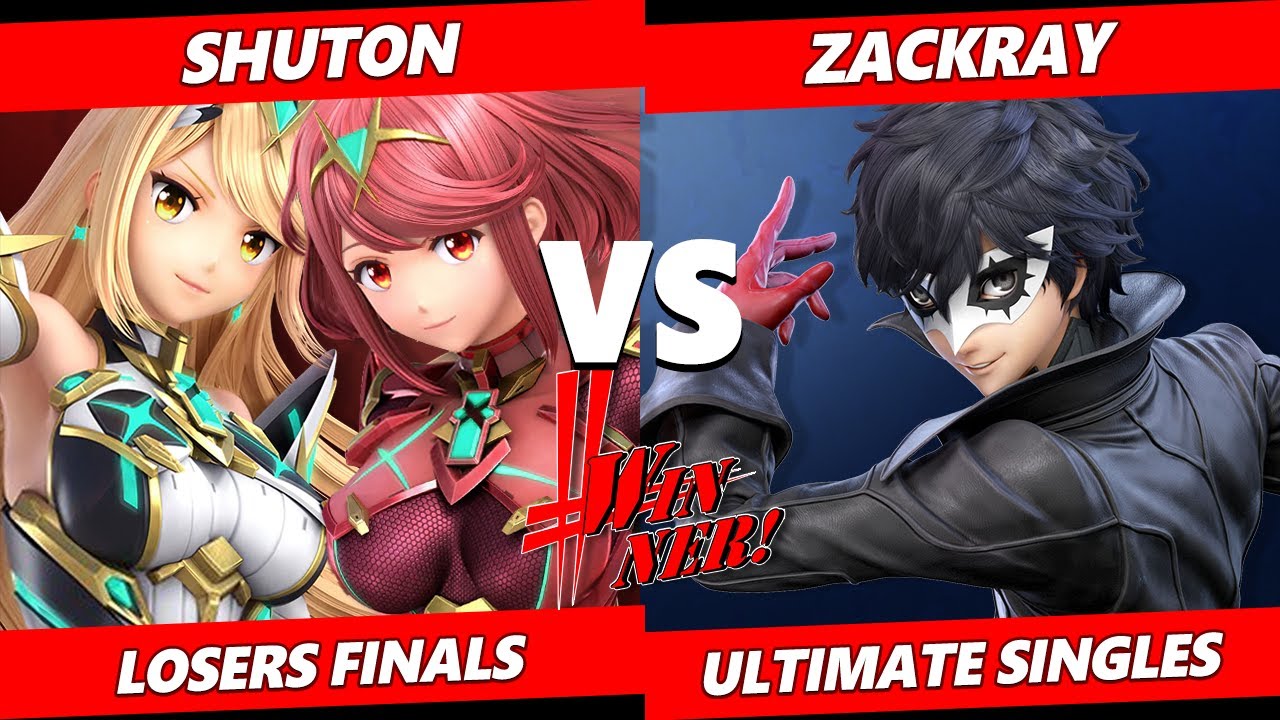 WINNER! #5 Losers Finals - Zackray (Joker) Vs. Shuton (Pyra Mythra) SSBU Ultimate Tournament