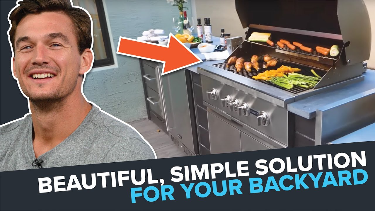 Outdoor Kitchen Ideas with Tyler Cameron | Beautiful, Simple Solution for Your Backyard