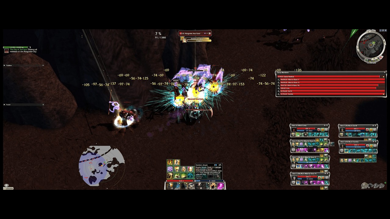 DoA (Domain of Anguish) Hard Mode Full Clear + Mallyx ( Ebon Dust Aura Dervish) | 6 Hero Guide