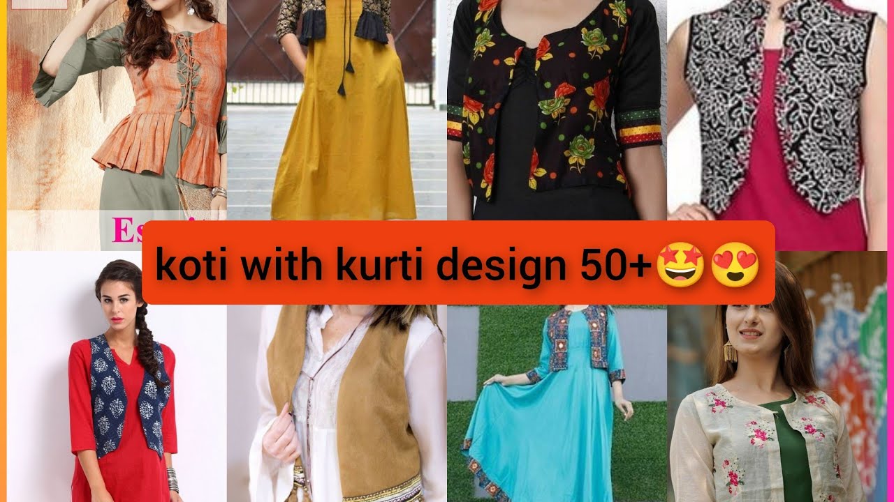 🤩New design koti and jaket kurtiyaan🤩//nae jacket k design k kurti /eid collection😎trending🔥🔥