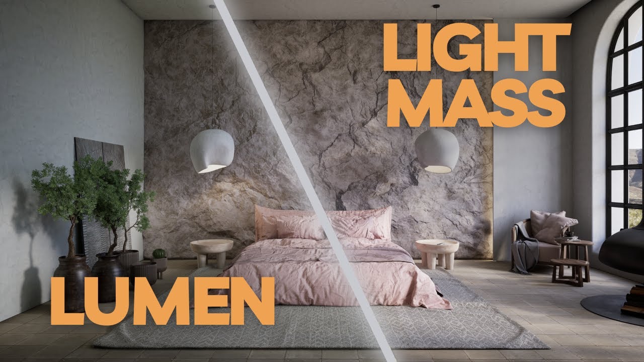 UE5 | Comparison of Baked Lightmass and Lumen | Bake vs Lumen Unreal Engine 5.2
