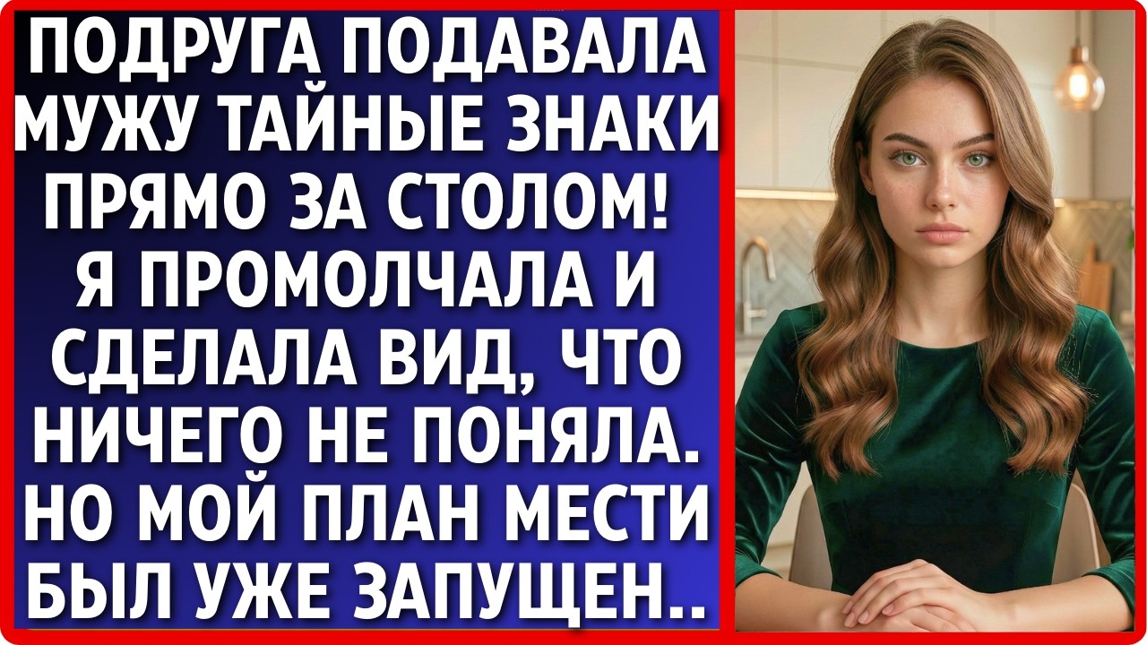 Пригласила подругу а та строит глазки её мужу! Жена мило улыбалась весь вечер но то, что она сделала