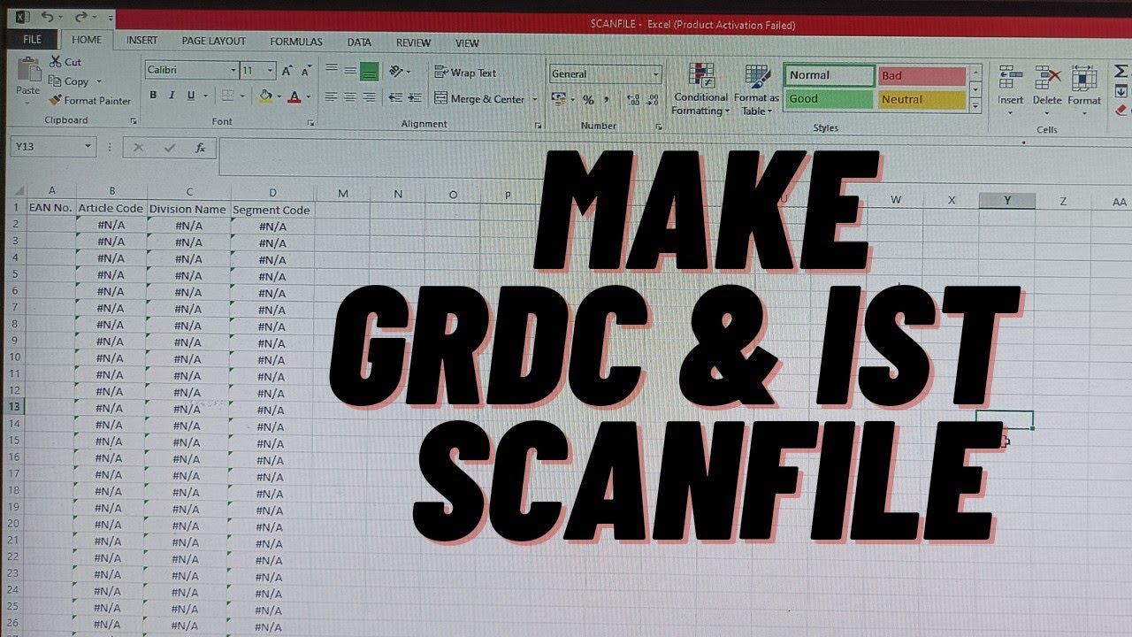Make GRDC and IST scanfile | how to make GRDC and IST scanfile