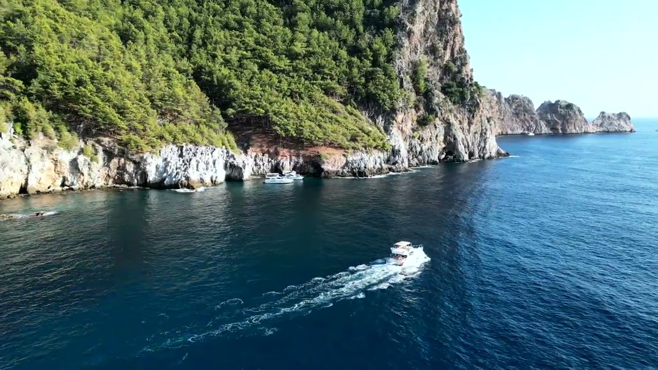 Turkey - ALANYA, Taurus Mountains and Sea  4K