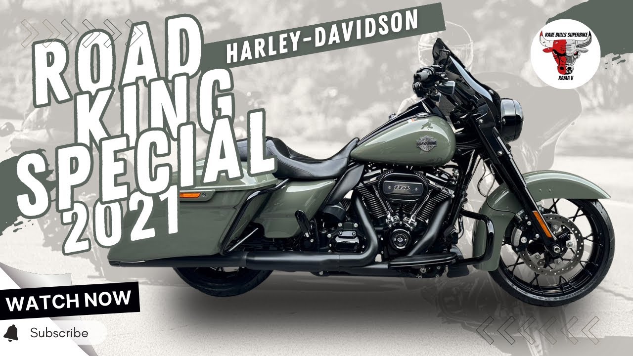 #รีวิวฮาร์เล่ย์  HD ROAD KING SPECIAL™️ รถปี2021 สี Deadwood Green🫒🫛🍵 สีน่ารักละมุนใจมาก 💚