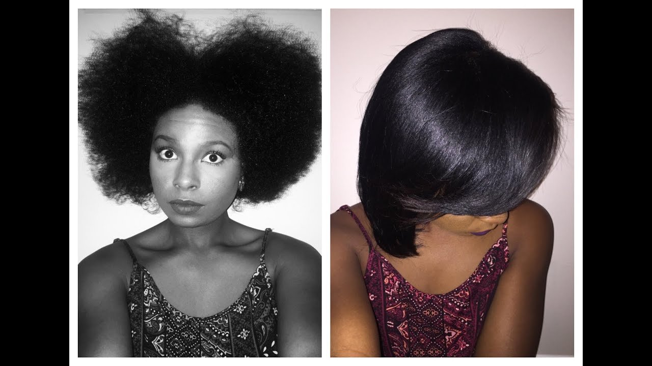 How To: Straighten Natural Hair Like A Pro