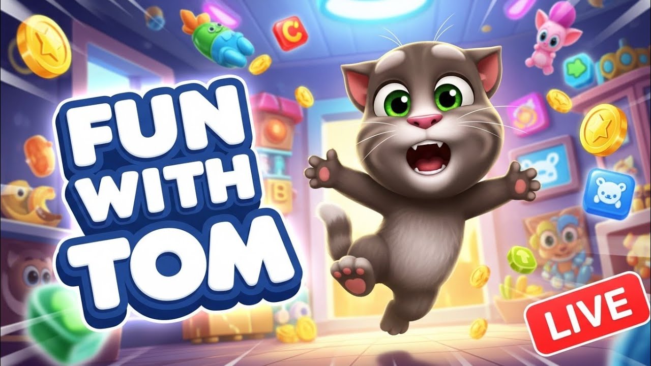 NEW LIVE My Talking Tom 2 Live Stream Funny & Family Friendly Gameplay