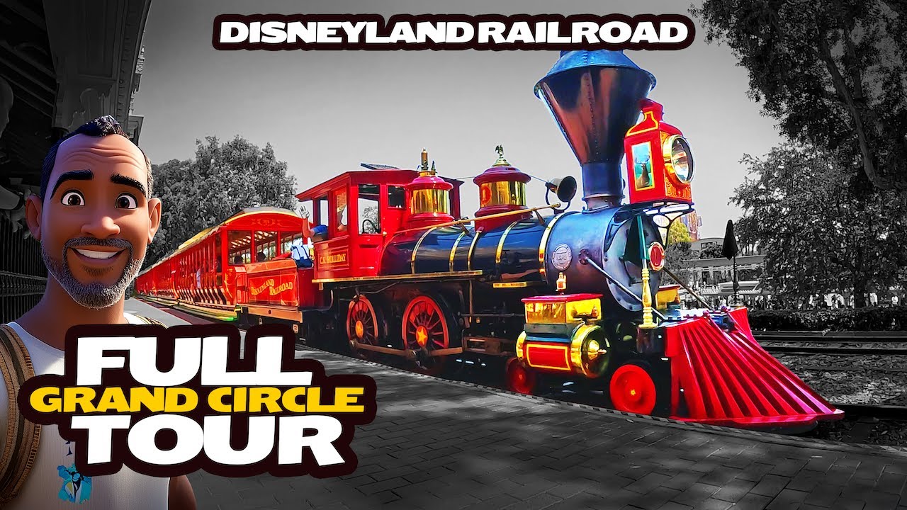 Disneyland Railroad Full Grand Circle Tour - August 2025