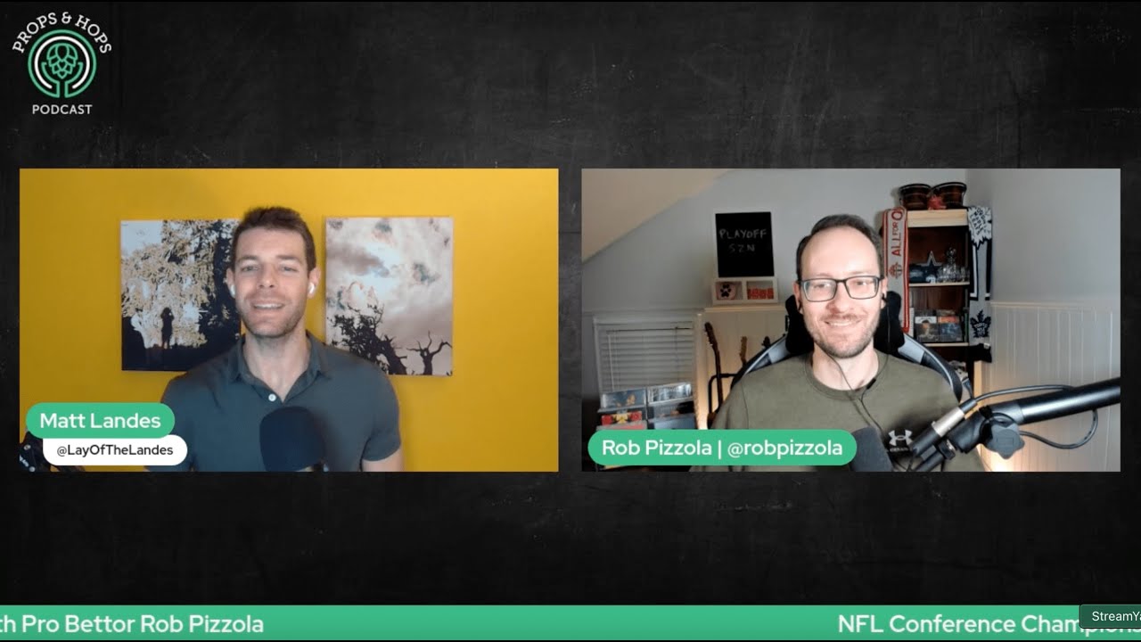 NFL Conference Championship Best Bets with Pro Bettor Rob Pizzola