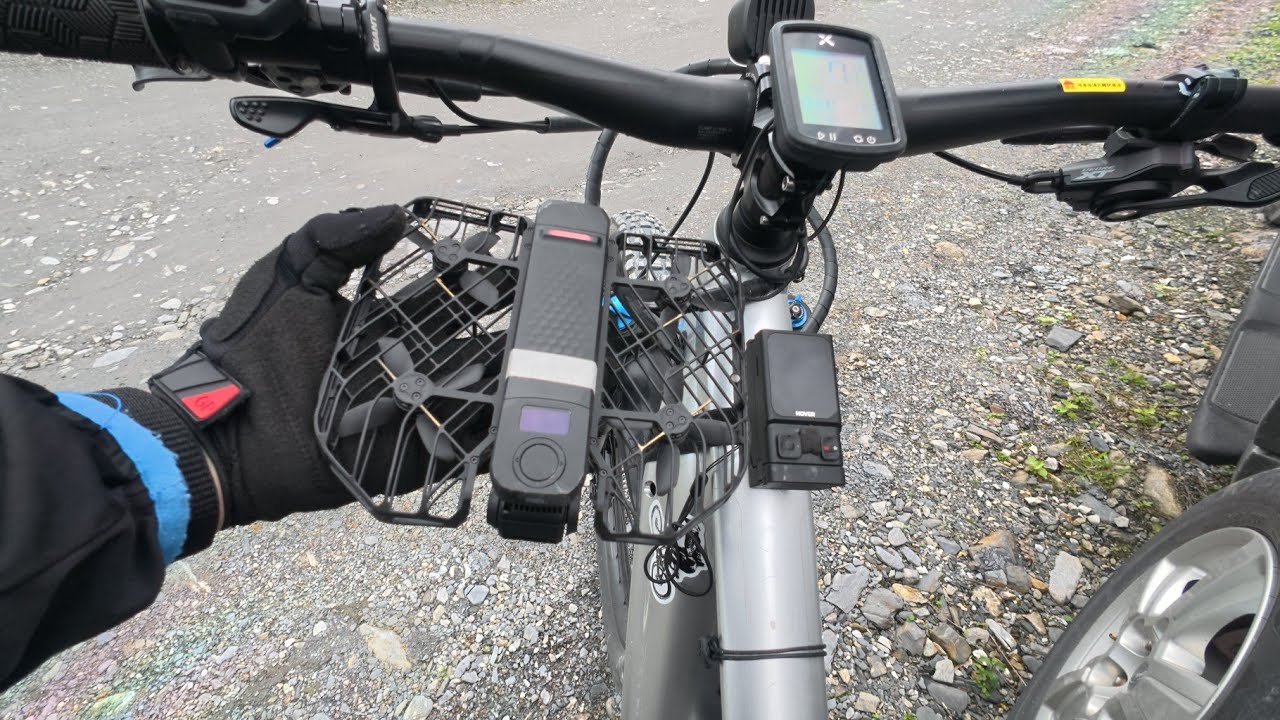 HOVERair X1 pro 試騎車跟隨模式 中平 （窄路）