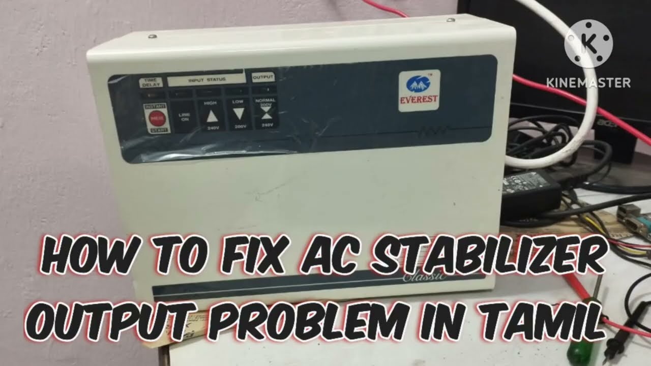 How to fix AC Stabilizer output problem in Tamil