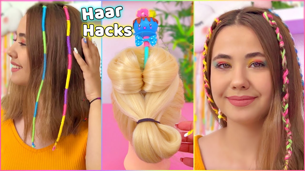 12 DIY HAAR HACKS IDEEN - ZOMER HAAR STYLES – KLEURVOL HAAR WRAP EN MEER..