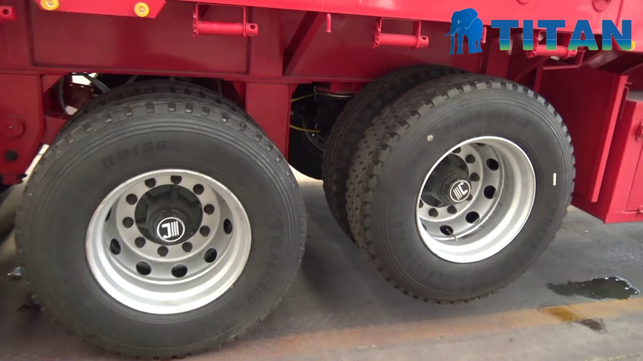Sidewall Semi Trailer | Airbag Suspension VS Bogie Suspension | 4 Axle Dropside Trailer for Sale
