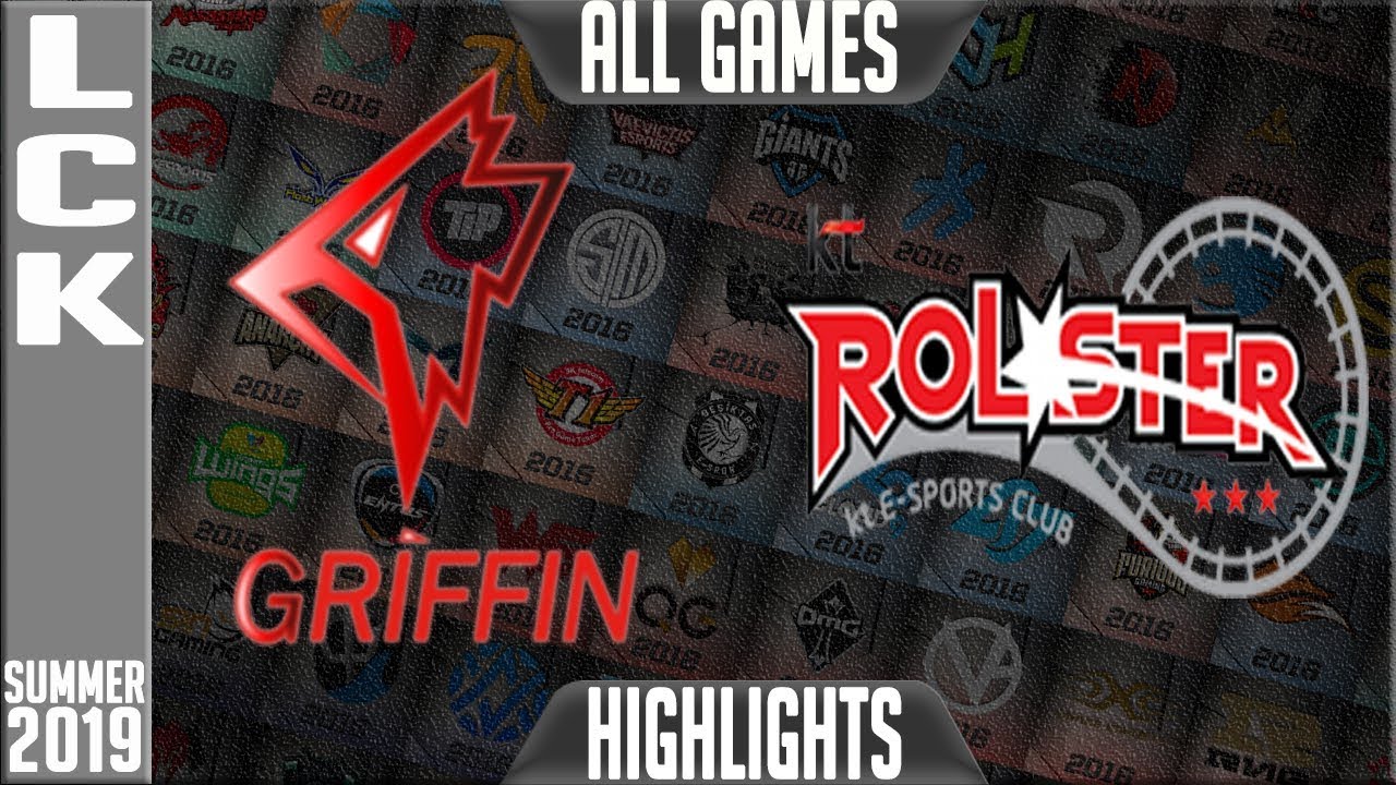 GRF vs KT Highlights ALL GAMES | LCK Summer 2019 Week 7 Day 1 | Griffin vs KT Rolster