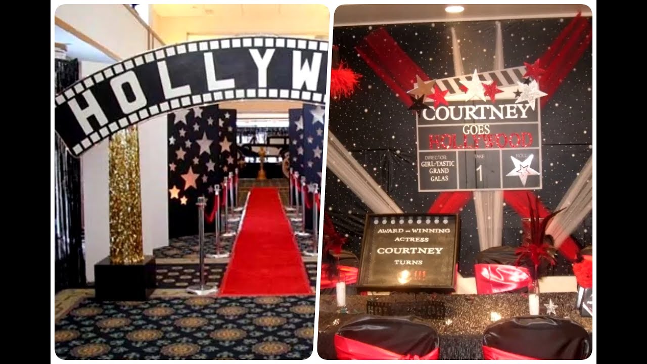 fiesta tematica de hollywood