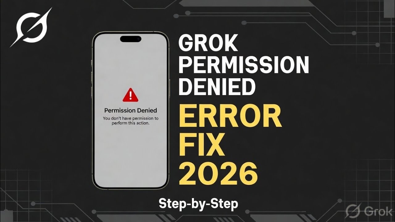 Grok showing access denied error? Heres the only fix that works!  (quick and easy)