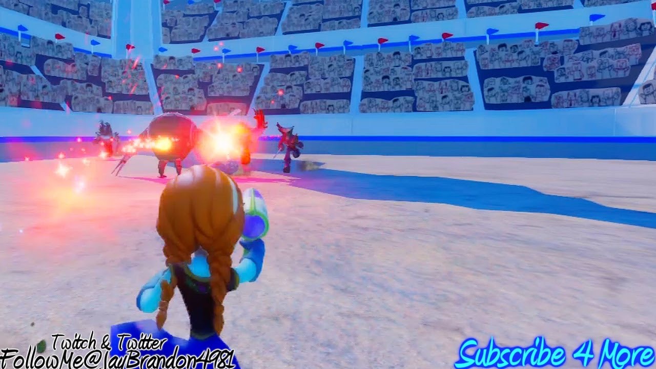 DISNEY INFINITY: Frozen Anna Plays Gladiators - PS3 gameplay