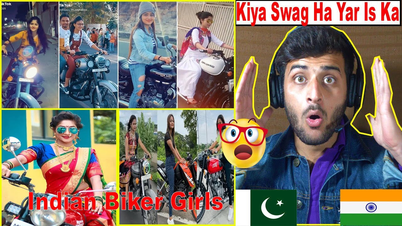Pakistani Reaction On Biker Girl | KTM lover Sanju Instagram reels video _ Surat ki KTM girl Sanju