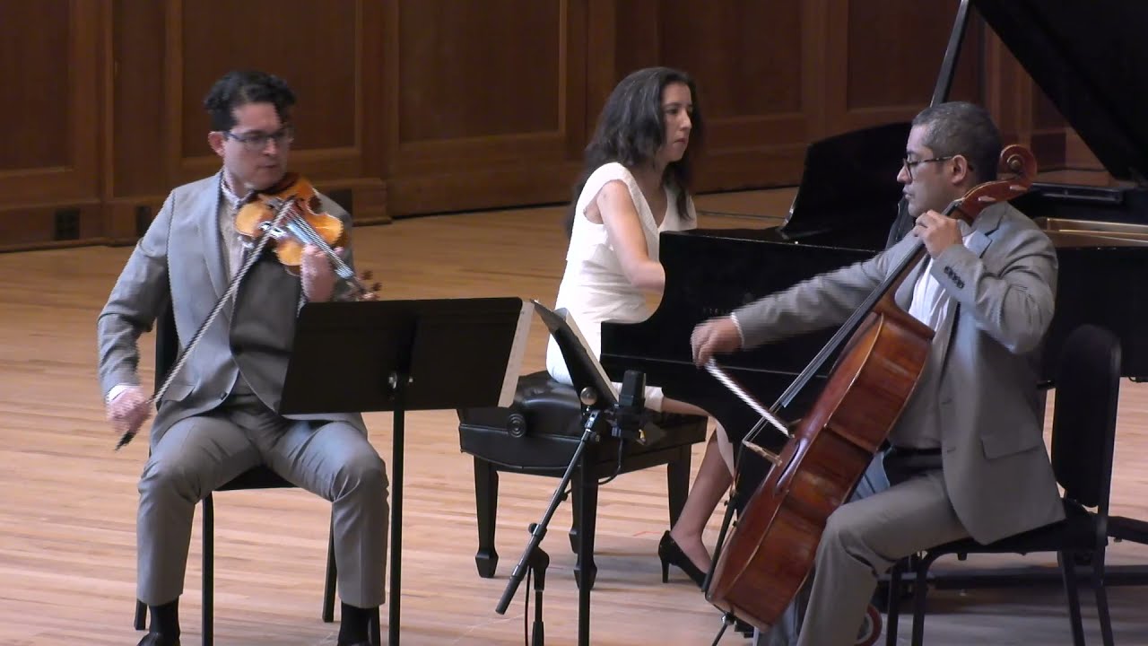 Mendelssohn Piano Trio in D minor: Molto Allegro Agitato. Reverón Piano Trio