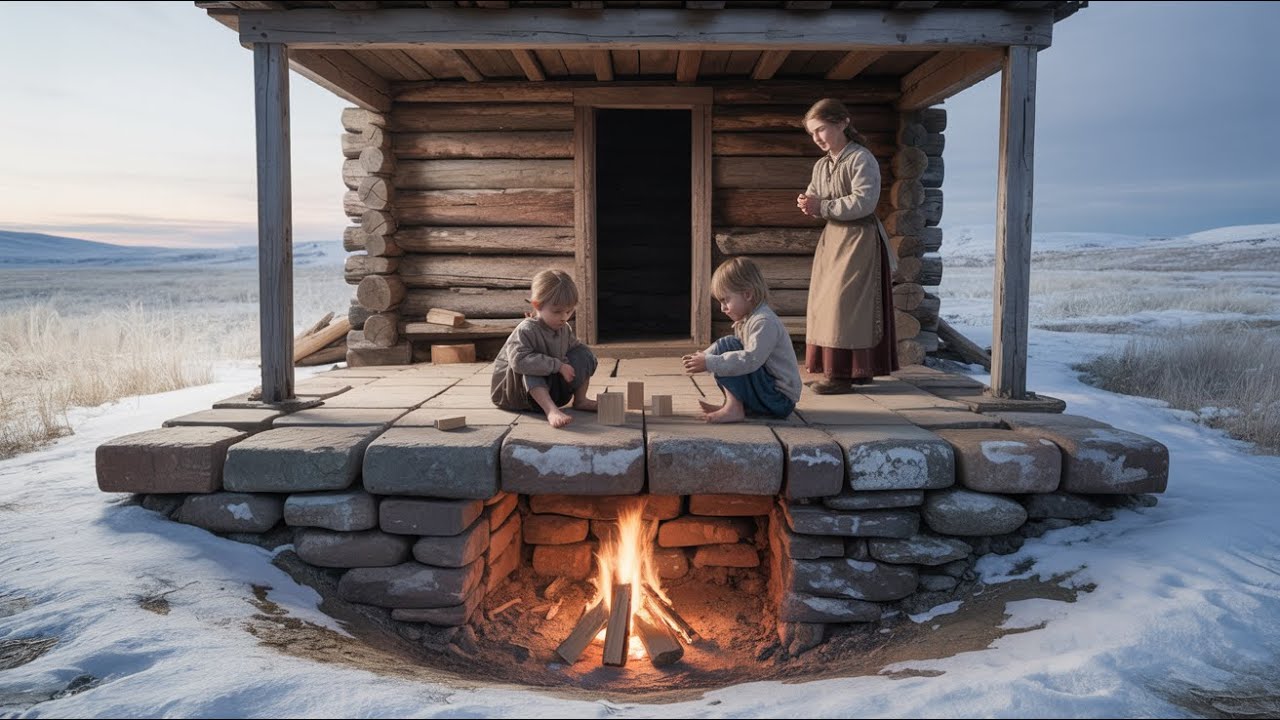 Everyone Called Her Underground Fireplace Insane — Until Her Children Played at 40 Below