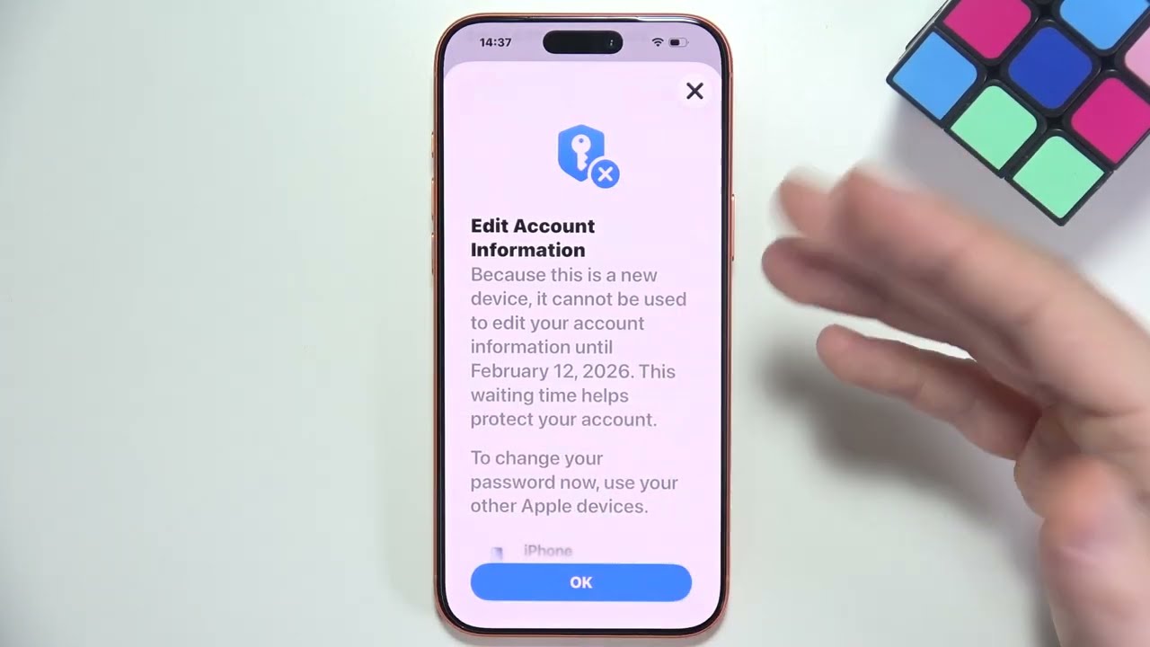iPhone 17 Pro Max: How to Change Apple Account Password