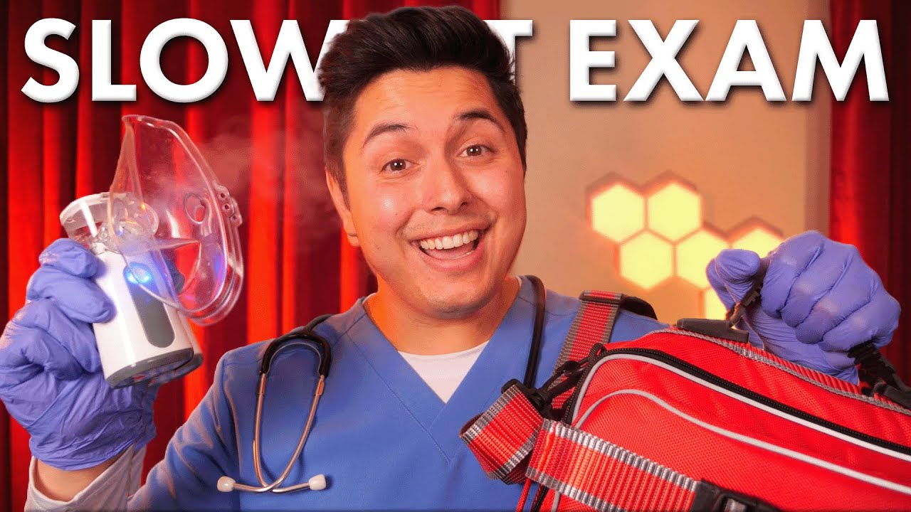 The SLOWEST Emergency Medical Exam | ASMR Doctor Roleplay