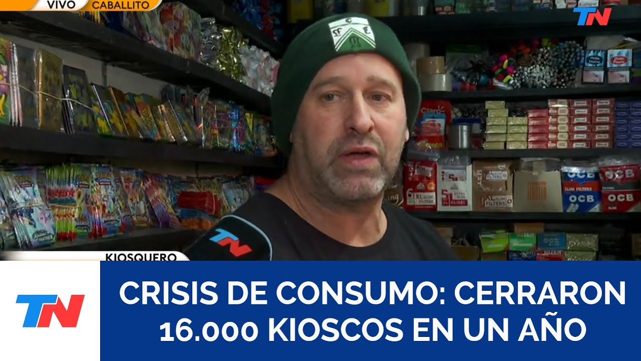 Cerraron 16.000 kioscos en el último año: preocupa la baja del consumo y la pérdida de empleos