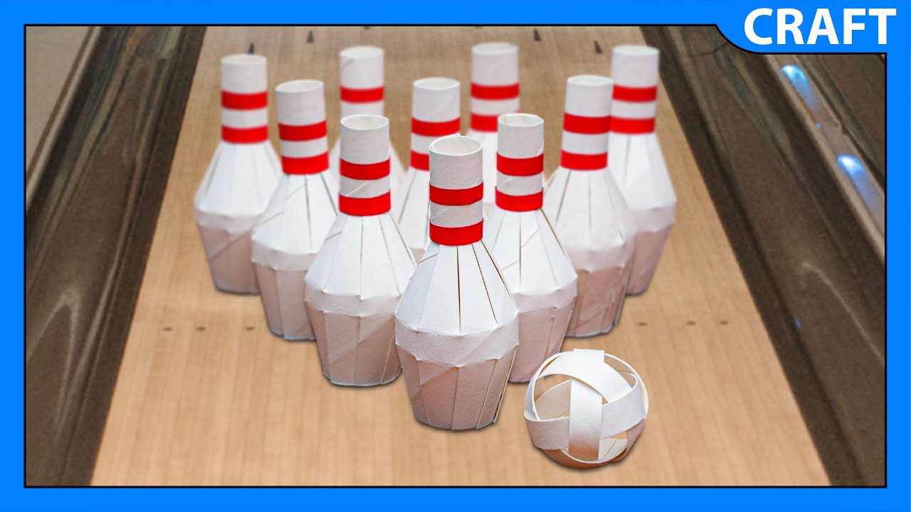 DIY Bowling Game | Toilet Paper Rolls | FREE Toys