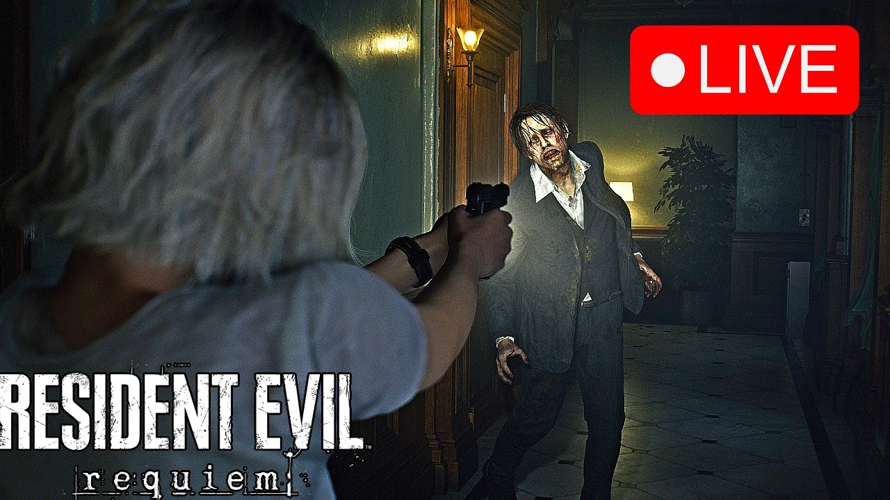 RESIDENT EVIL REQUIEM: Beating the Whole Game TODAY! 🔴 LIVE 🔫🧟